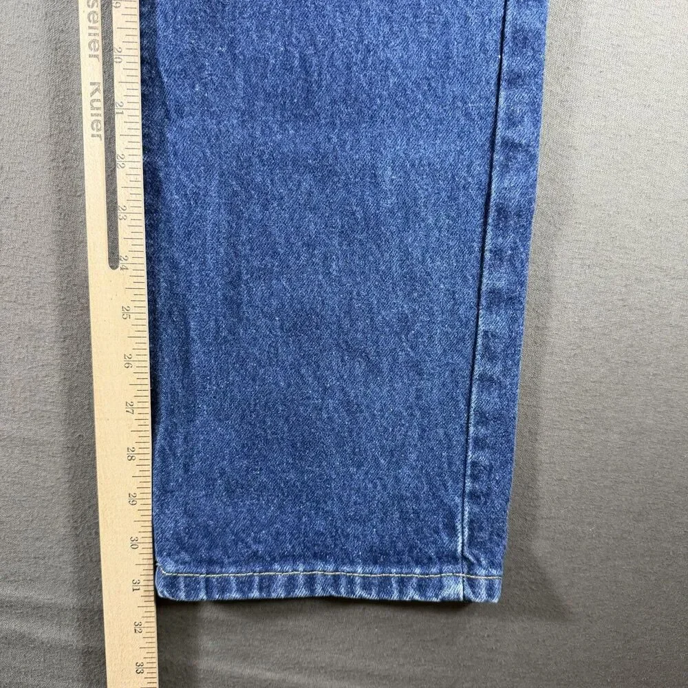 Vintage 90s Lee Riders Jeans Mens 34x32 Union Made In USA Blue Denim Workwear